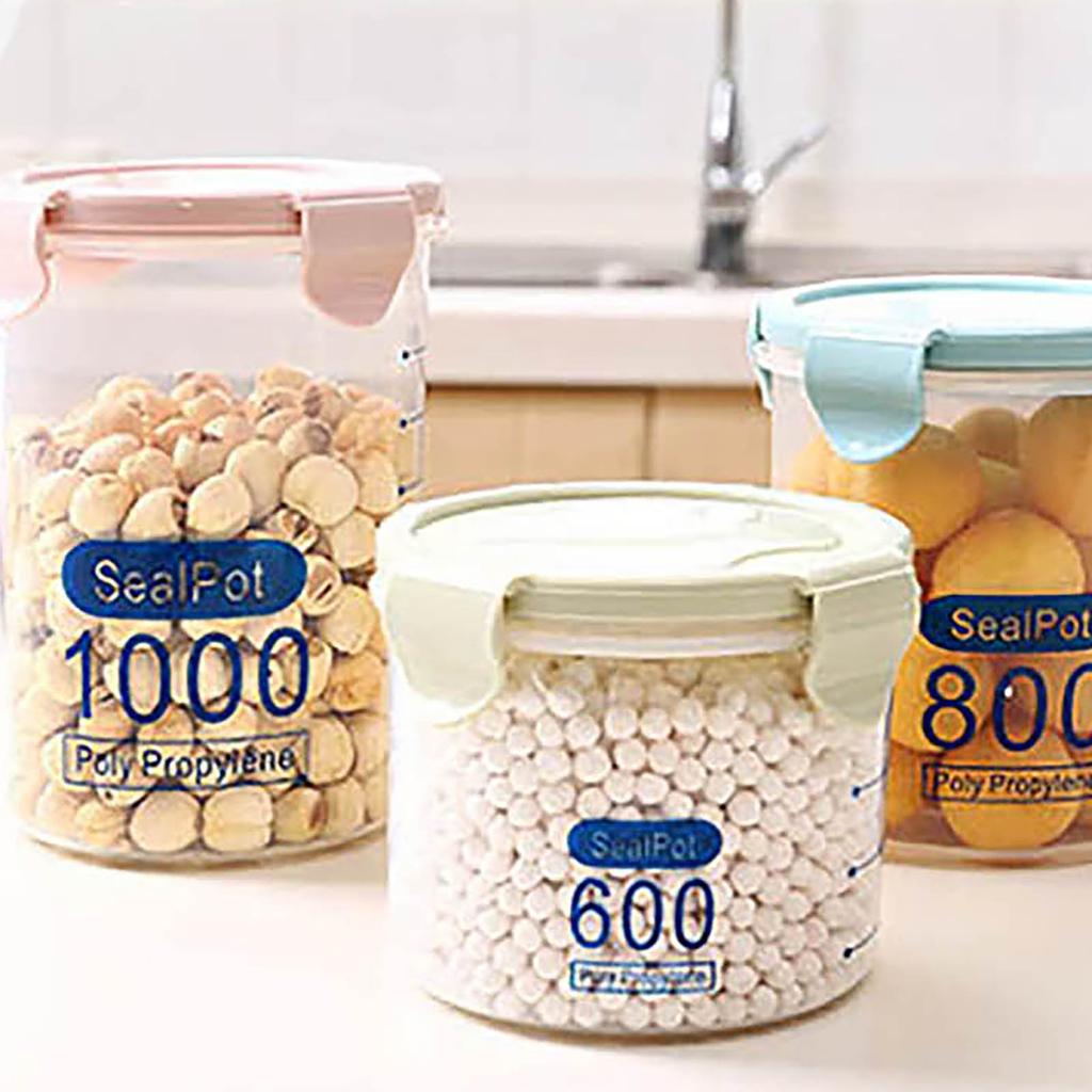 Food Storage Containers, Kitchen Storage Box Sealing Food Preservation Plastic Fresh Pot Container For Kitchen