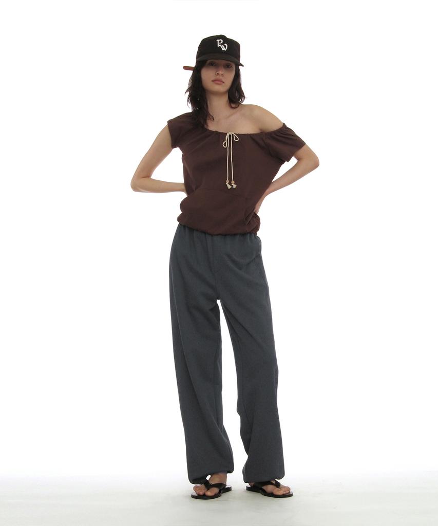 PARTIMENTO WOMEN Wide Sweatpants_10 Colors (Type A)