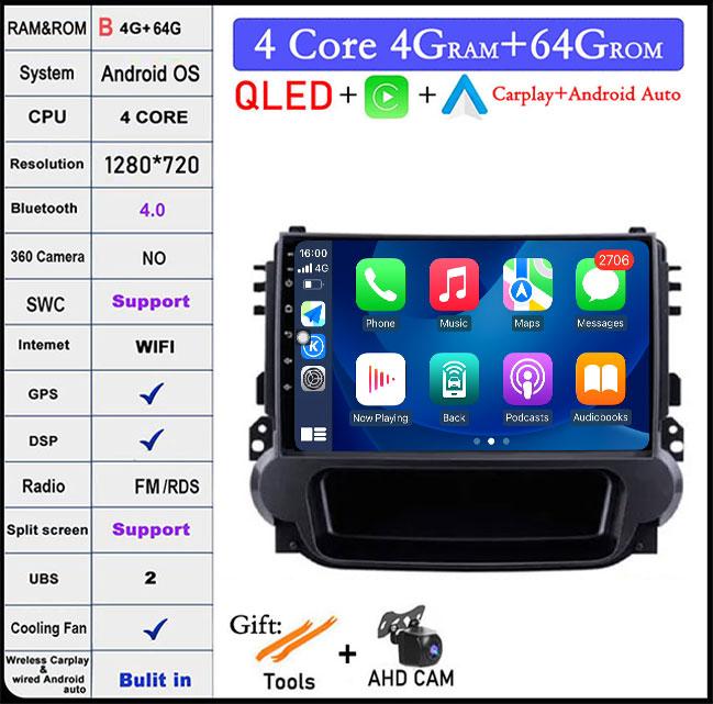 9''  For Chevrolet Malibu 2012-2015 Android 14 Car Radio Stereo Multimedia Auto Radio Video DSP Player Navigation GPS
