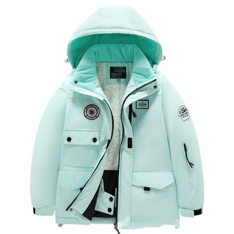 

Детский модный водонепроницаемый горнолыжный костюм - теплая, ветрозащитная одежда для мальчиков и девочек 2xl мятный зеленый