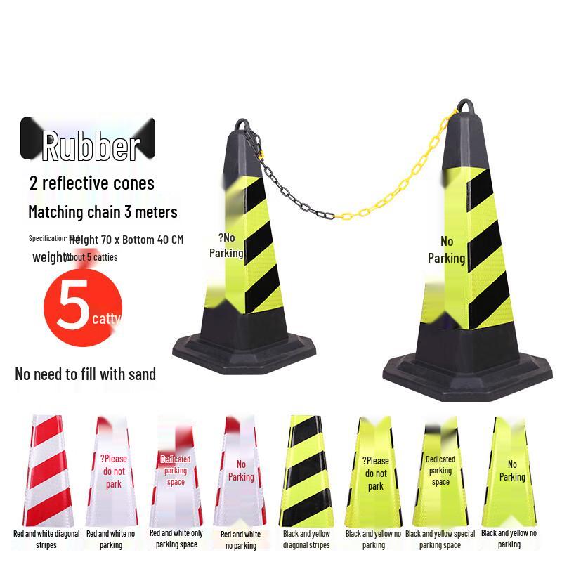 Reflective EVA Traffic Cone Set