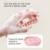Silicone Scalp Cleaning Brush, Lightweight Manual Brush Head Tool, Dry and Wet Hair Washing and Exfoliation, Soft Grip Hair Care