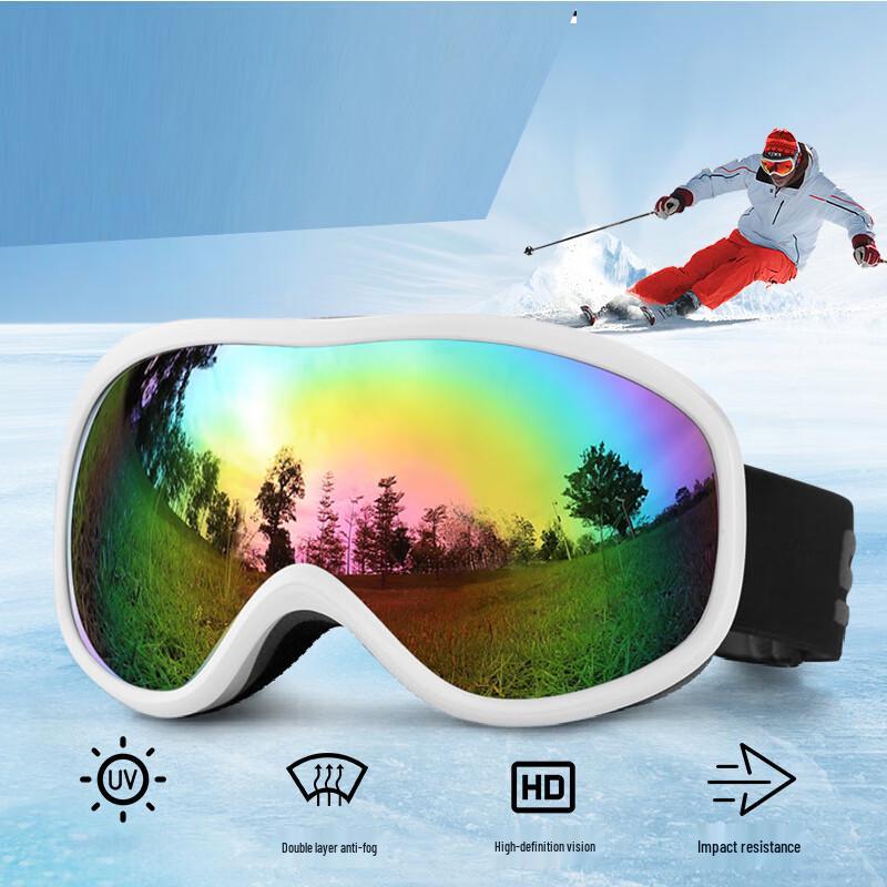 Xin Jing Zhou Double-Layer Anti-Fog Ski Goggles