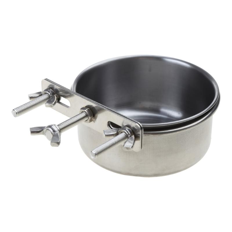 Pet Cage Feeder Water Bowl Food Dispenser for Small Medium Large Cats Dogs Pet Feeding Solution for Cats Dogs