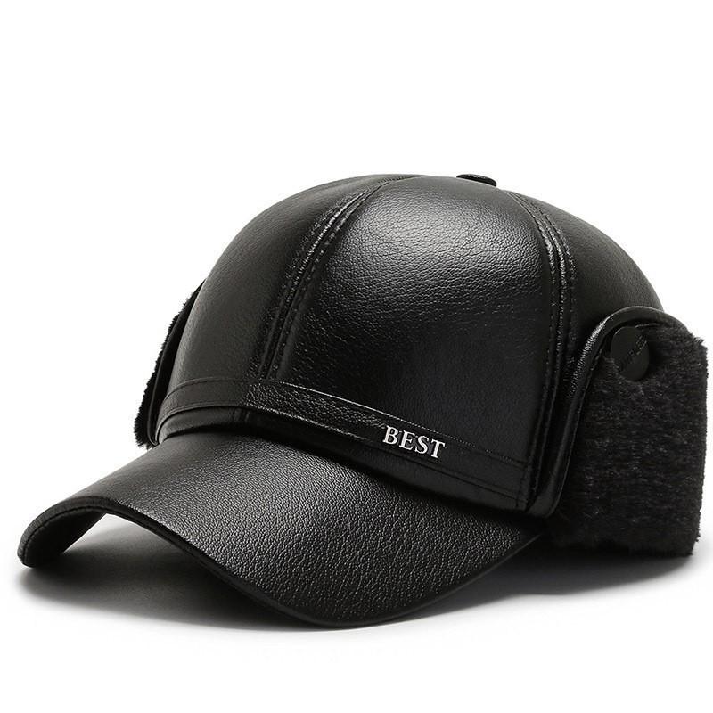 Winter Mens Baseball Cap With Fleece Lining For Warmth And Windproof Comfort