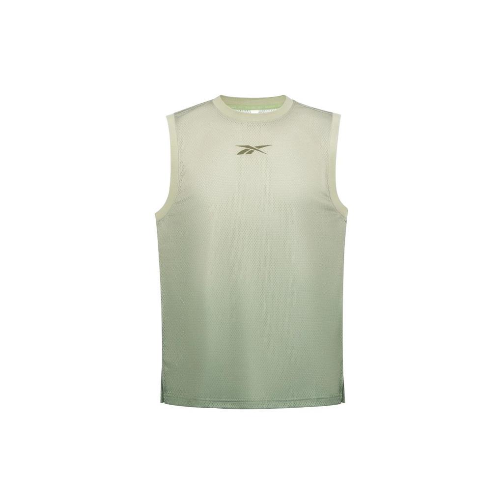 Reebok Hoop Vest U Series Fashion Gradient Retro Sports Casual Loose Round Neck Sleeveless Vest Unisex Tops Light-Green 23RMS427UGL3