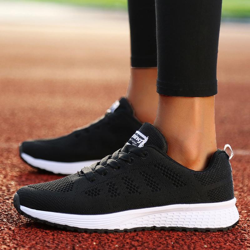 New Women's Sneaker Platform Women's Sports Shoes Walking Casual Sneaker Woman Lace Up Tenis Feminino Women Sneakers