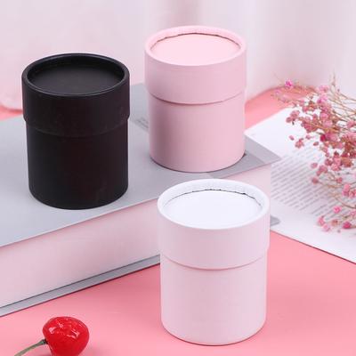 Round Flower Paper Boxes Lid Hug Florist Flower Bucket Gift Packaging Box