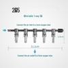 Stainless Steel Aquarium Oxygen Flow Control Valve Splitter