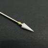 1Pc White Ceremic Nail Drill Bits Ceramic Cuticle Clean Bur Rotary Milling Cutters for Manicure Pedicure Dental Polishing Burs