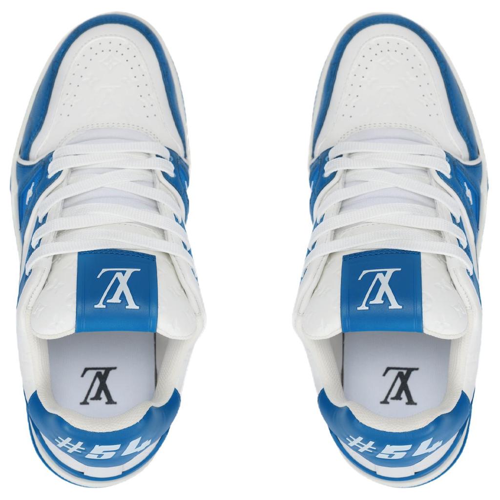 Louis Vuitton Lv Trainers 'White Blue' 1AANEV