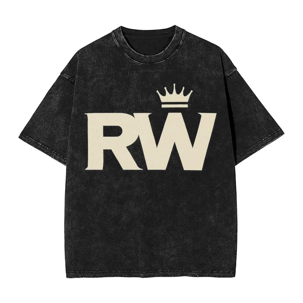 Robbie Williams Singer Washed T Shirts Streetwear Hip Hop Novelty T-Shirts Tee Shirt Men Women Cotton High Street Summer