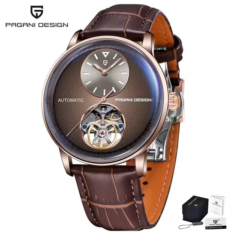 PAGANI DESIGN Skeleta Tourbillon Pulkstenis Vīriešu