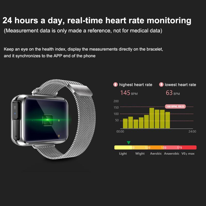 Smartwatch Auricolare Bluetooth Due-in-Uno TWS Chiamata Binaurale Esercizio Misuratore di Frequenza Cardiaca Passi 1,4 pollici