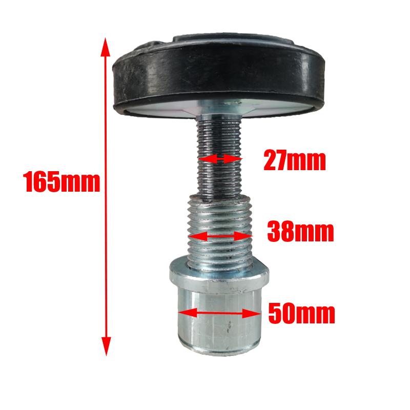 50mm Lift Tray Spiral Telescopic Support Pad, Supporting Round Rubber Pad for 50 Holes, Car Lift Accessories