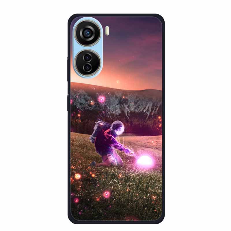 Cool Silicone Cover for ZTE Blade V40 Design Case Printed Fashion Soft Back Cover for ZTE Blade V40Design Case Protective Shells