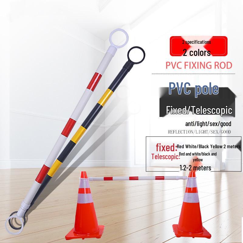 70cm Reflective PVC Road Safety Cone with Rubber Base