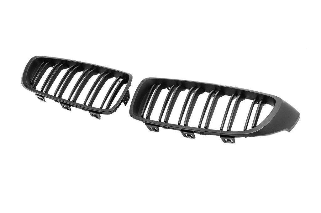 M-Look Nostrils (for M3 F80, Black Matt) for BMW 3 Series F-30/31/34 2012-2019