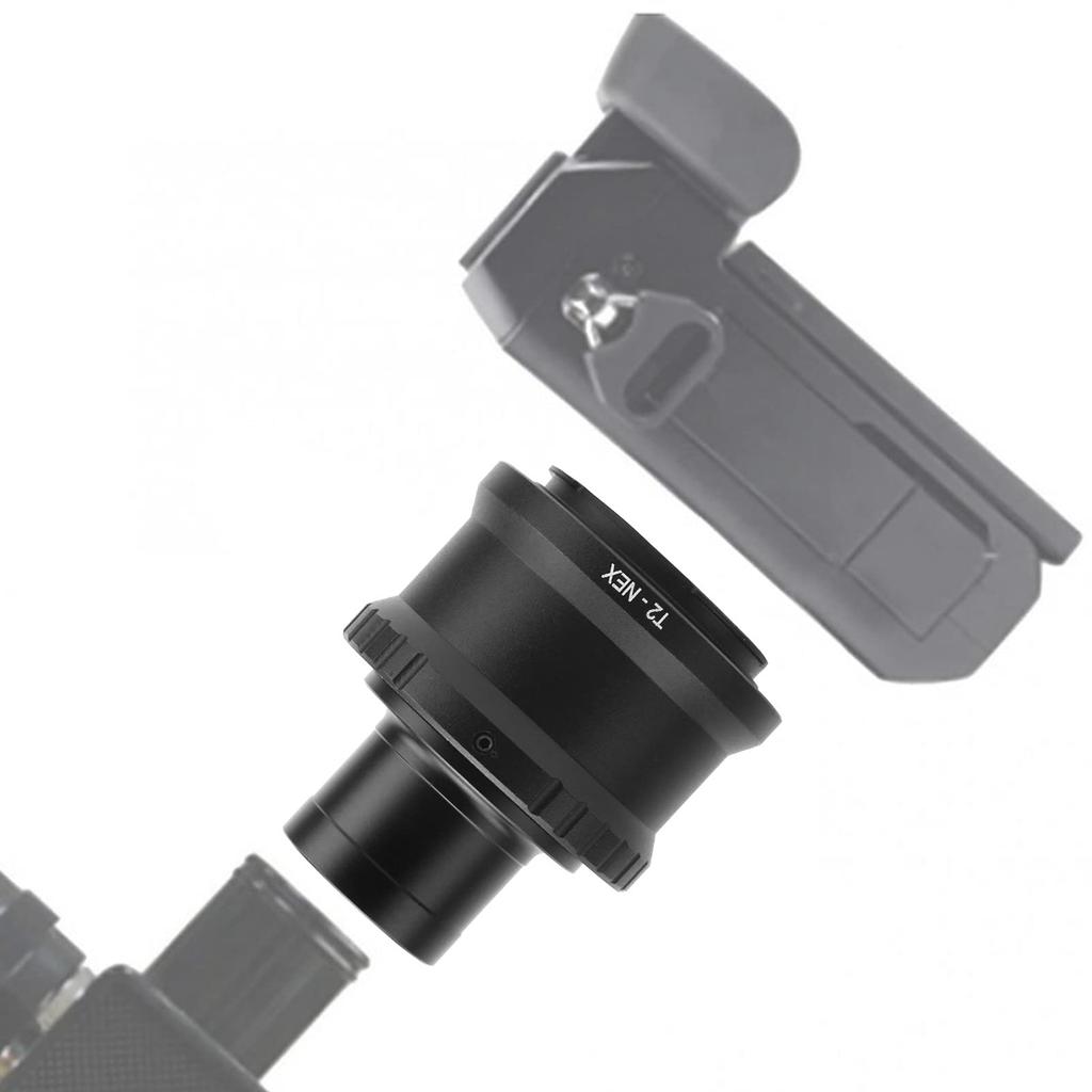 Vbestlife Telescope Adapter Ring Inch Astronomical Telescope Ring Adapter for Sony Mirrorless Camera 1.25 T-Mount E-Mount
