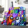 1pc Blanket - Among Us  Print Design,Lightweight Blanket for Sofa,Bed- Soft &Warm,Gift for All Seasons