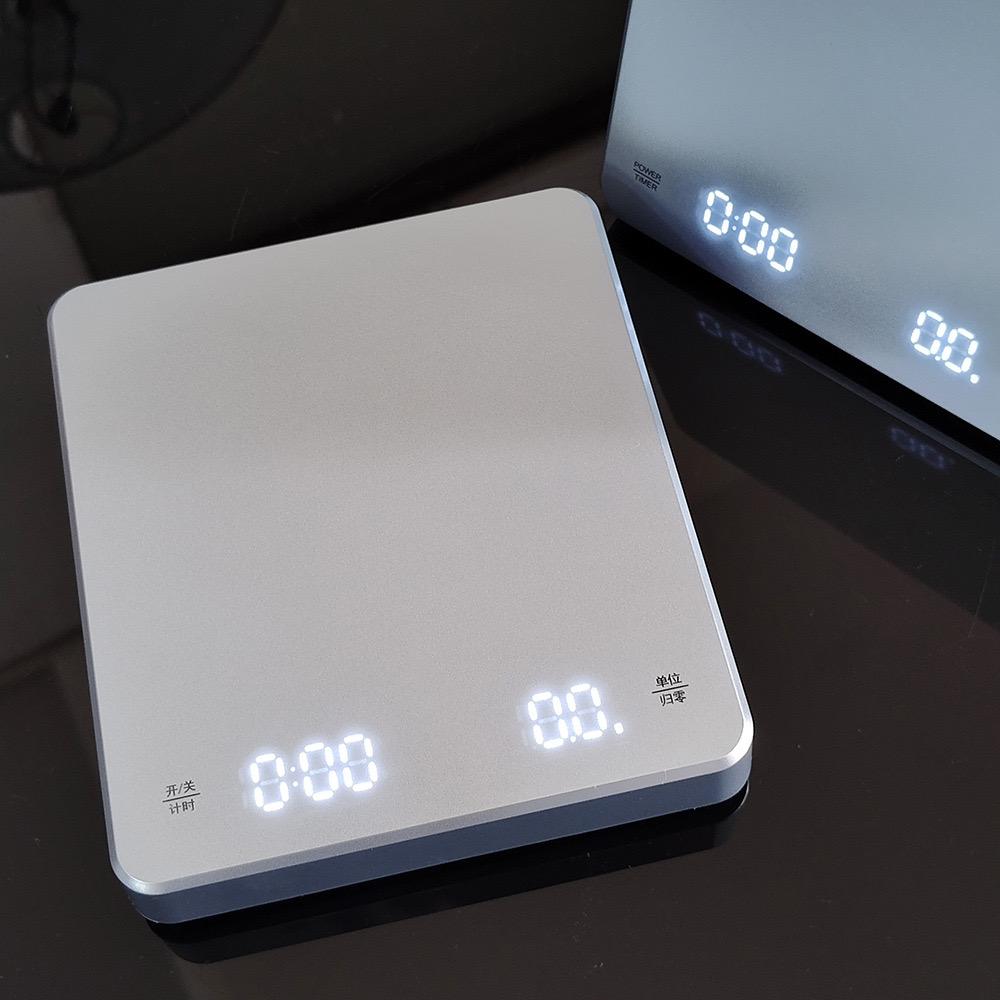 

Интеллектуальные мини электронные весы для заваривания кофе с таймером, светодиодным экраном, цифровые кофейные весы с точностью 0,1 г, кухонные весы для кофе 3Kg