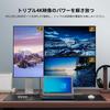 WAVLINK USB-C Dock Quad Monitor, 7-in-1 Laptop Docking Station, Dual 4K DP, 4K HDMI, 1080P VGA, 480Mbps USB 2.0-A Multiport Adapter for MacBook, Dell
