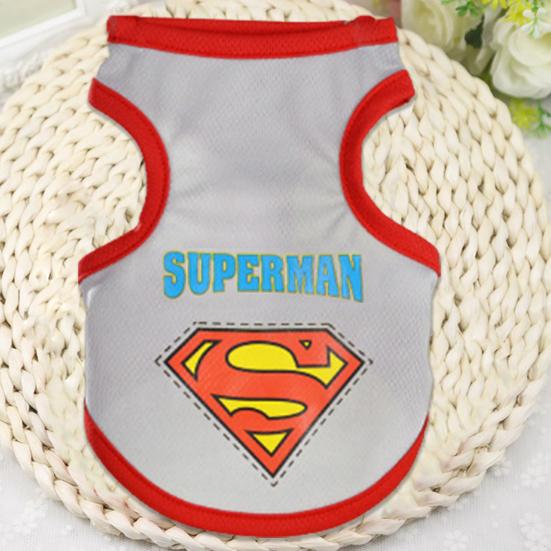 Weste Niedlicher Katzenaufdruck Zweibeinige Hundekleidung Atmungsaktives Weiches T-Shirt für Haustier