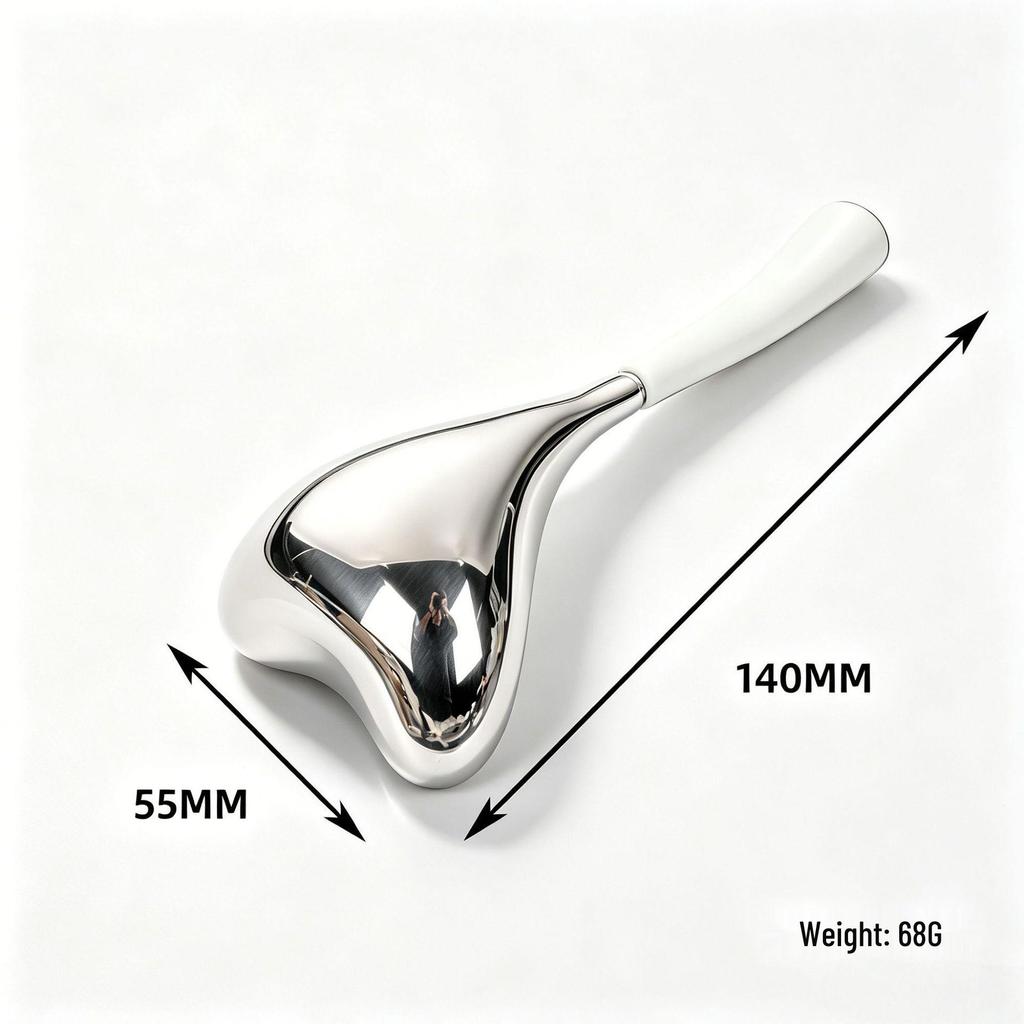 Stainless Steel Ice Wave Ball Facial Massage Tool