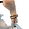 Green Sandalwood Bracelet for Women, New Popular Model, Light Luxury Sandalwood Bodhi Jewelry, Zen-Inspired Decorative Item, Passion Seed Beads