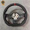 For Volkswagen Golf MK 7 7.5 GTI GTD GTE R Polo Customize RLine Sports Steering Wheel Half Leather Alcantara Multi-color
