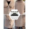 Mom's Mink Fleece Woolen Coat for Middle-Aged & Elderly Women - Autumn/Winter