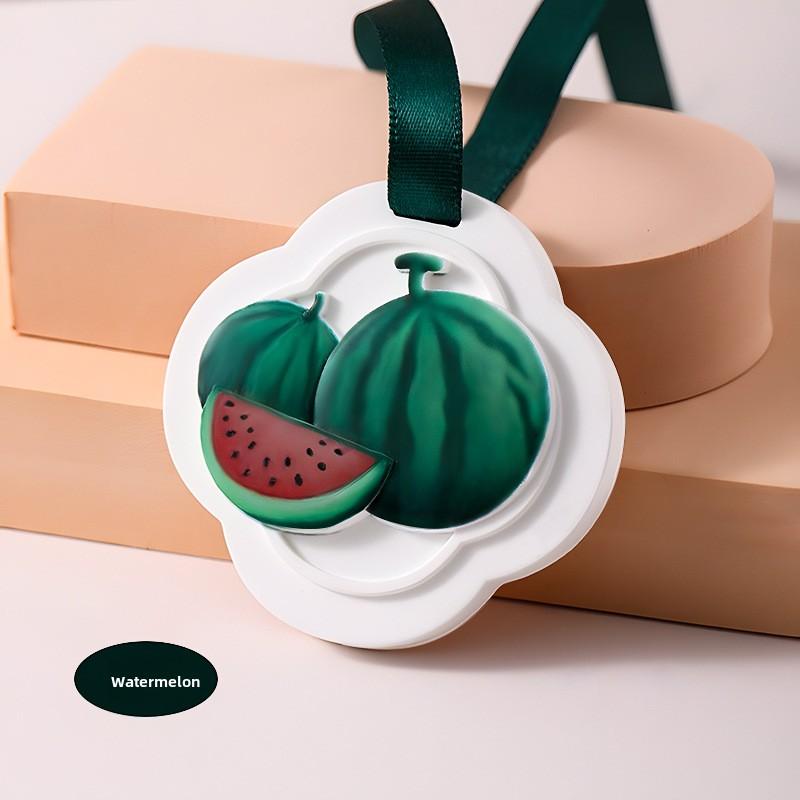 Фруктовый гипс Ароматерапия Украшение для автомобиля Диффузор Камень Ароматические таблетки Бытовой Твердый Аромат Вода Ароматические подвески для шкафа Watermelon