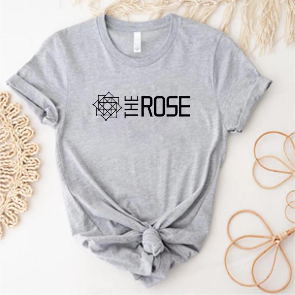 La T-shirt Kpop Rose Estetica Magliette KPOP Back To Me Maglietta Top Gruppo Coreano Donna Maniche Corte Top Regalo per i Fan