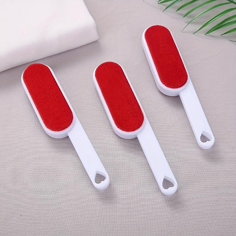 1PC Reusable Brush Plastic Handle No Need for Power Double-sided Brush Clothing Sheet Brush