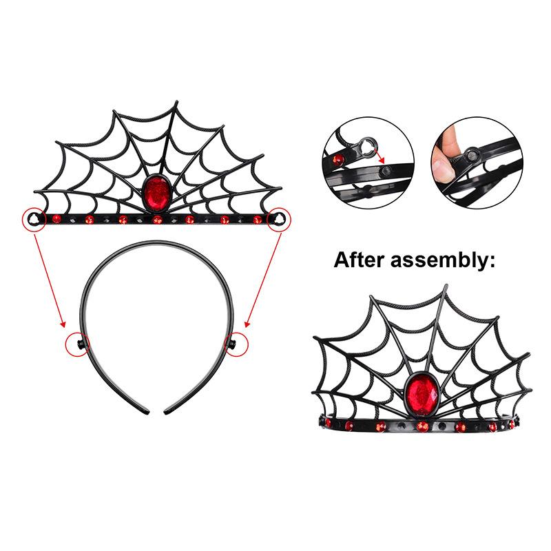 New Styles, Halloween Decorations, Spider Studded Diamond Headbands, Spider Costume Accessories, Makeup Ball, Holiday Party Decorations