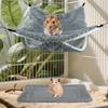 Chinchilla Hammock Tunnel Mat Warm Plush Small Animal Hammock For Sugar Glider Ferret Cage Sleeping Resting Hiding Playing