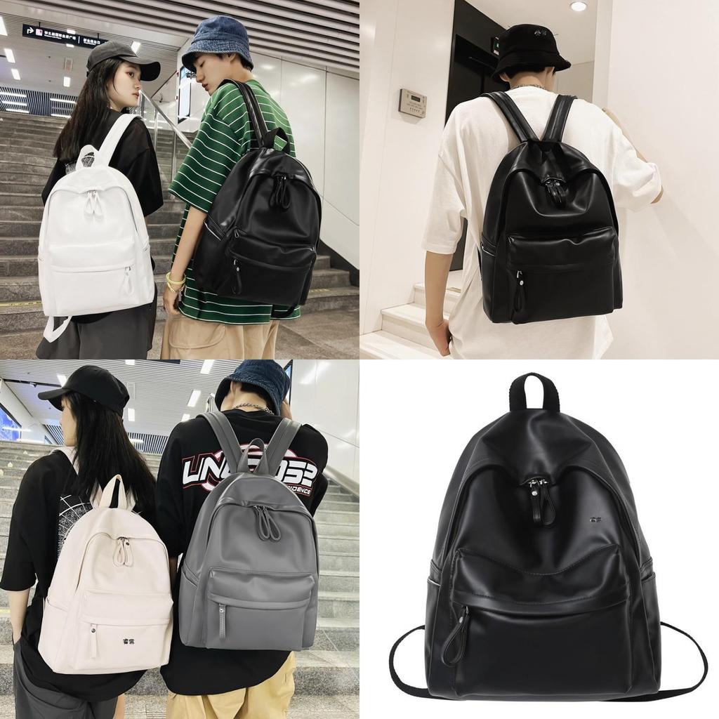 Trendy Korean Version School Bag For Girls Ideal For High School And College Students With Spacious Interior And Zipper Closure