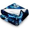 1pc Sea Turtle Print Flannel Blanket, Soft Cozy Throw Blanket Nap Blanket For Travel Sofa Bed Office Home Decor, Birthday