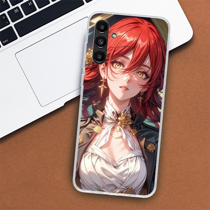 Honkai Star Rail Himeko Phone Case For Samsung Galaxy A55 A54 A53 A52 A15 A14 A13 A12 A35 A34 A33 A32 A25 A24 A23 A22 A04S A03S