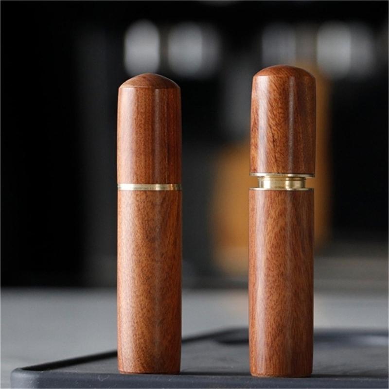 2 Pack Espresso Stirrer Tool Kit Espresso Distribution Tool Coffee Powder Stirrer Set Espresso Stirrer Wood Material