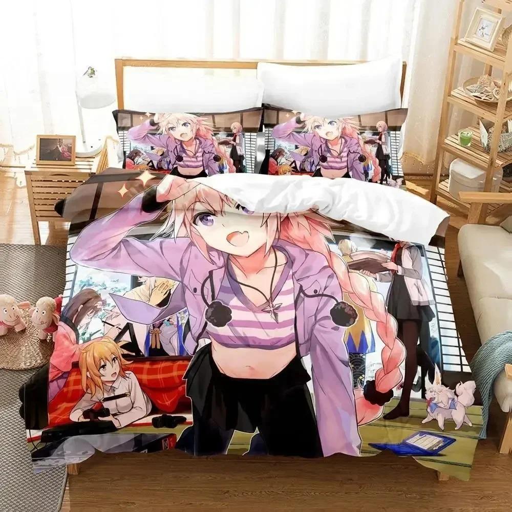 Fate - Astolfo Bedding Set For Bedroom Soft Modern Bedspreads Comefortable Kids Duvet Cover Quilt Cover And Pillowcase