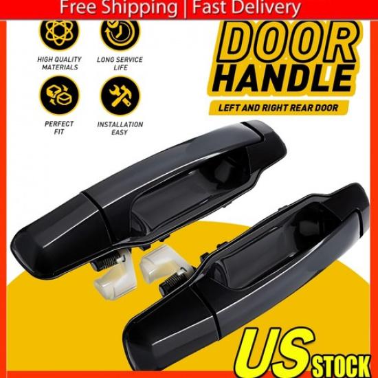 Rear Front Left Right Exterior Door Handle For 2003-2009 Kia Sorento Black
