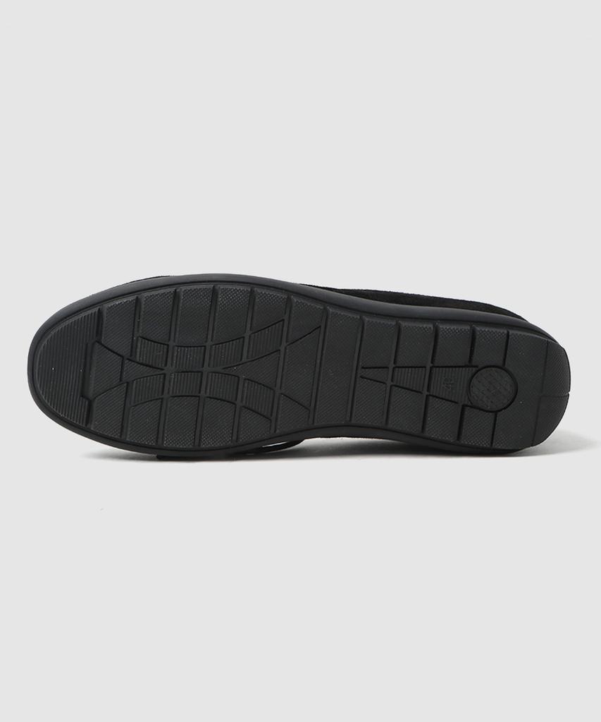 Wetheroad Wtrd3116-1 Lazy Suede Racing Sneakers Washed Black