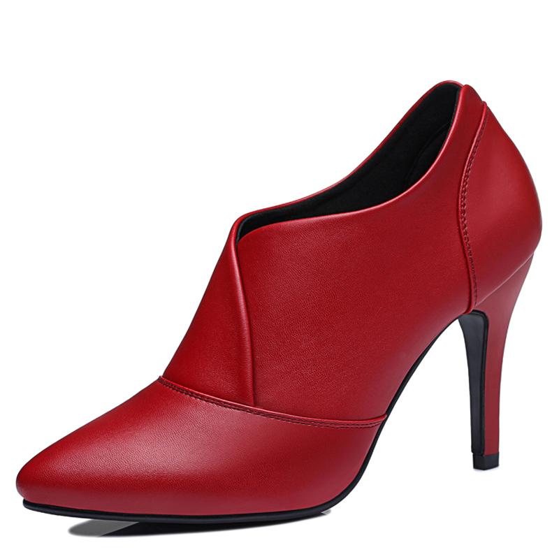 2024 Mode Damenstiefel Frau Stiefeletten High Heels Pumps Schuhe Frau Herbst Winter Botas Femininas Botines Mujer jk9o