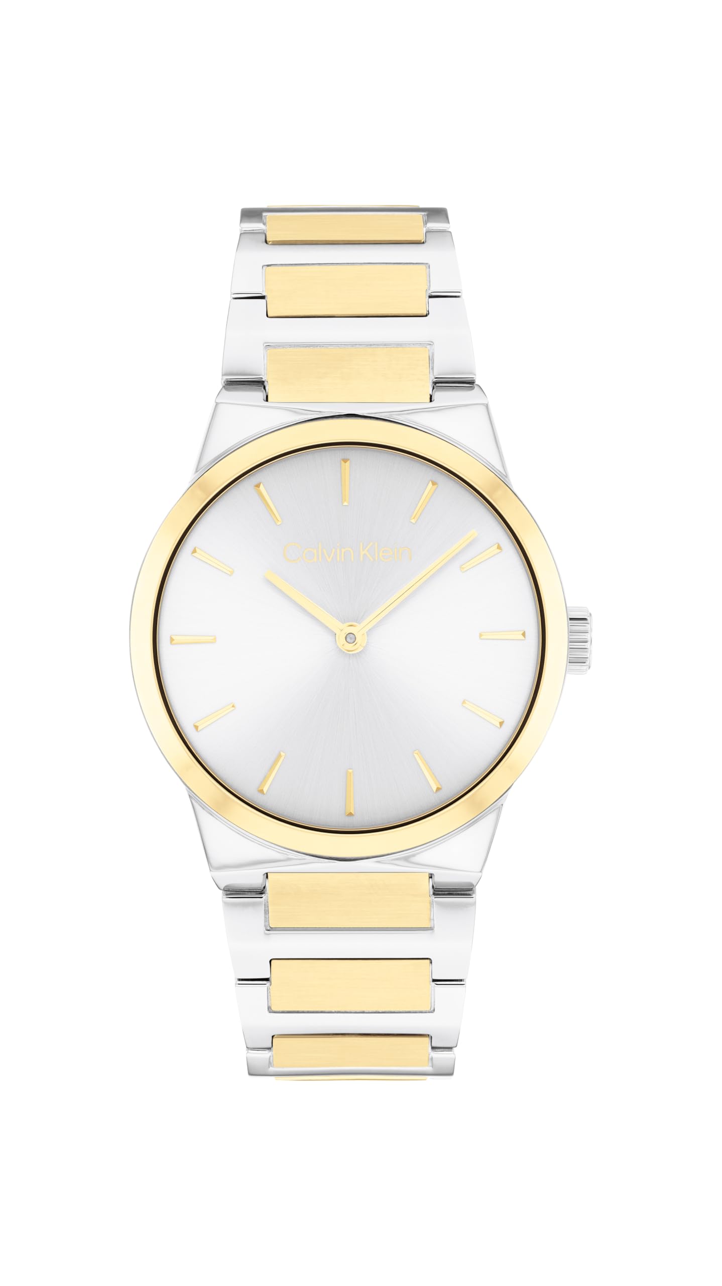 Watch LINEAR ELEGANCE Silver Dial Stainless Steel Bracelet 25100113 [Calvin Klein] Women s [Authorized Import]