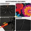Umbrella Car Windshield Sunshade,Sunflower Daisy Poppy Flower Floral Reflective Sun Visor Shade,Foldable,Protect Interior & Keep Cool,Suitable Most