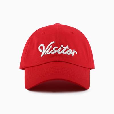 HolidayVisitor Vintage Besucher Baseballkappe - Rot