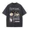 Fleetwood Mac Rumours Stevie Nicks T-shirt Vintage Washed Oversized Streetwear Men Women Summer Cotton Short Sleeve Graphic Tee