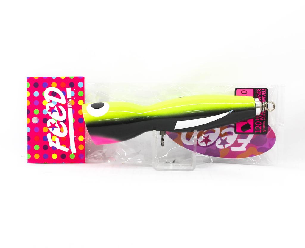 Feed Bell 120 Hand Made Wood Popper Floating Lure 120 grams 54 (8054)
