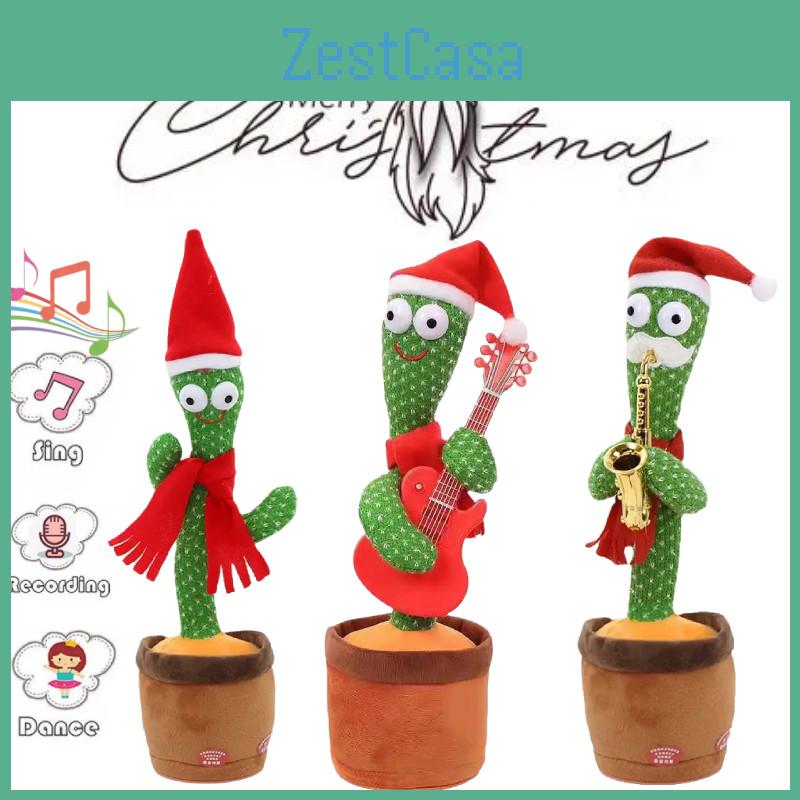 Adorável Brinquedo Interativo de Cacto Dançarino Com Recursos de Canto e Dança Para Presentear com Diversão